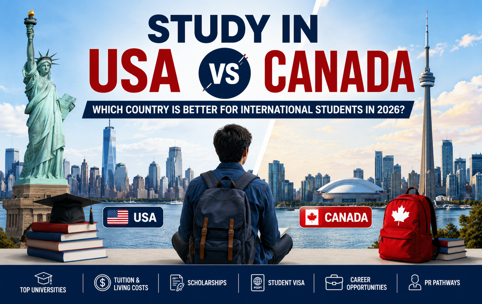 Study in USA vs Canada